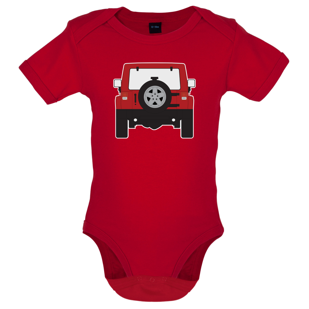 JW Rear Red Baby T Shirt