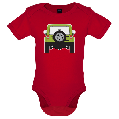 JW Rear Hyper Green Baby T Shirt