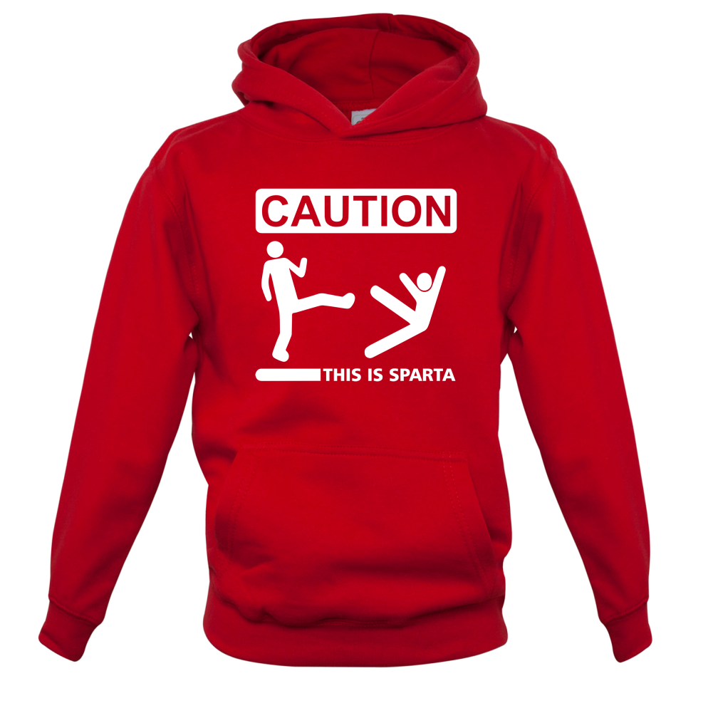 Caution This Is Sparta Kids T Shirt