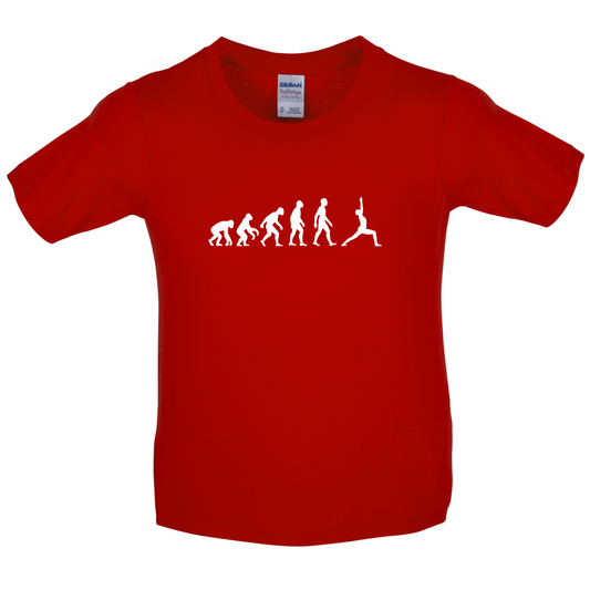 Evolution Of Man Yoga Kids T Shirt