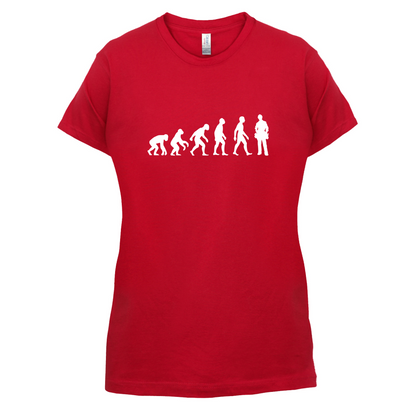 Evolution Of Man Electrician T Shirt