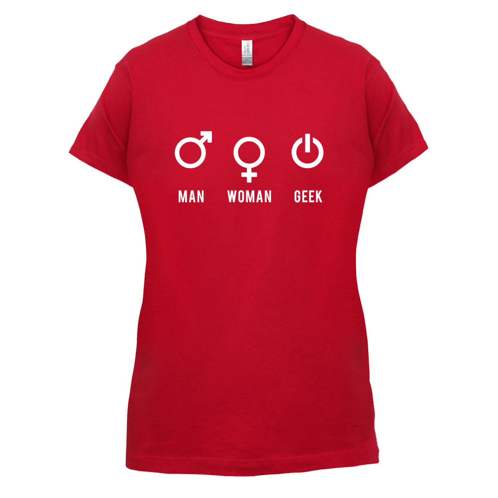 Man Woman GEEK T Shirt