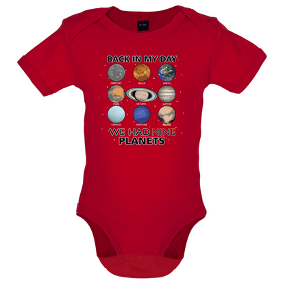 We Had Nine Planets Baby T Shirt