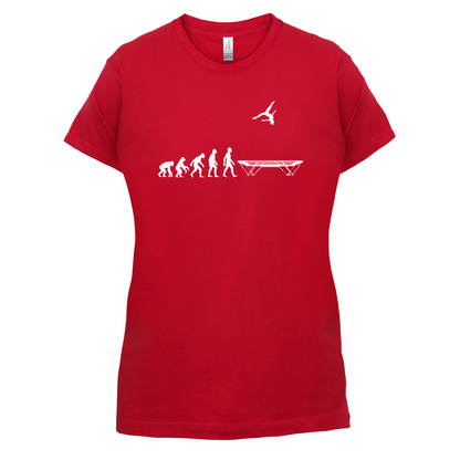 Evolution Of Man Trampolining T Shirt