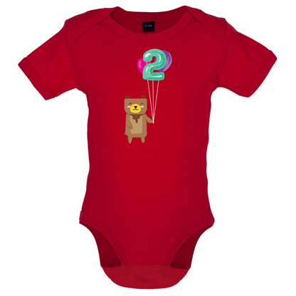 2nd Birthday Bear Baby T Shirt