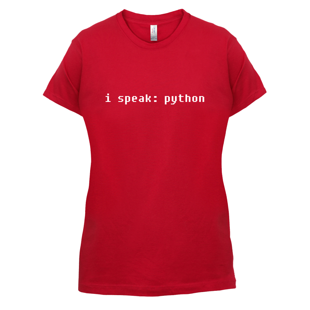 I Speak Python T Shirt