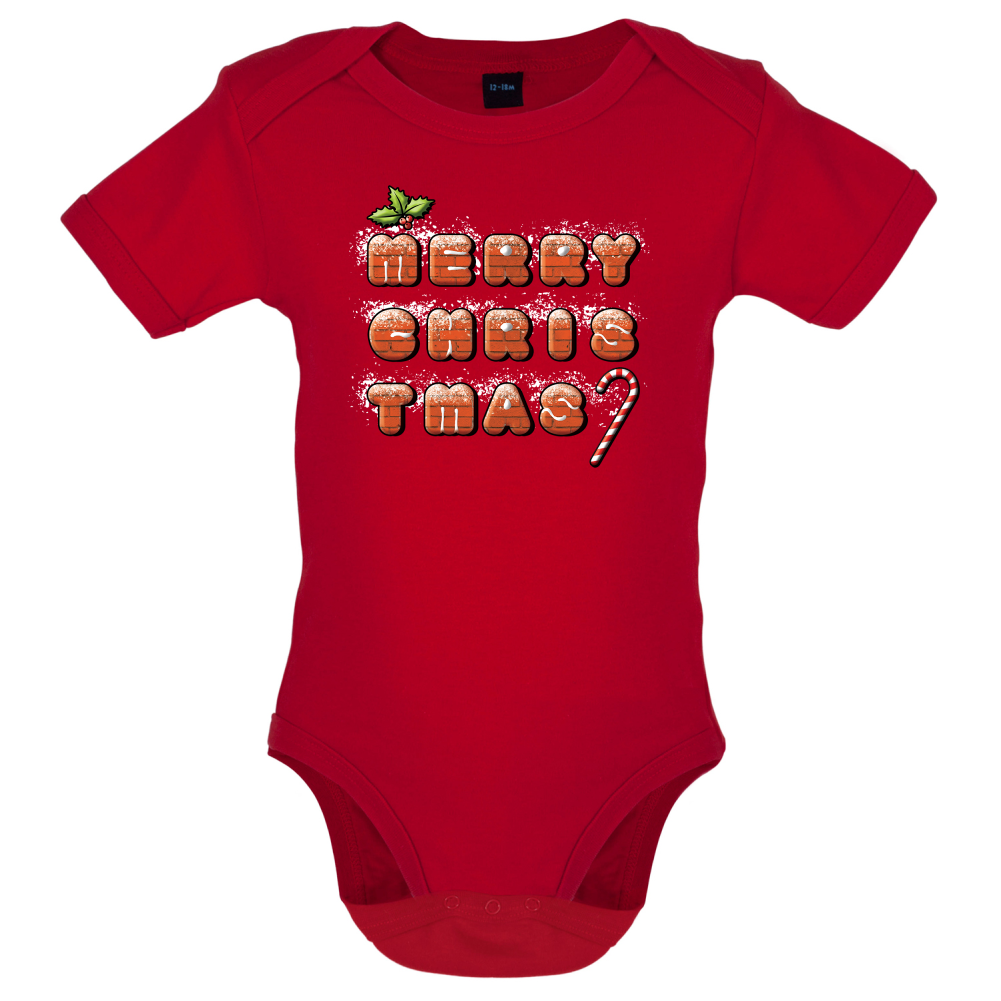 Merry Christmas Biscuits Baby T Shirt