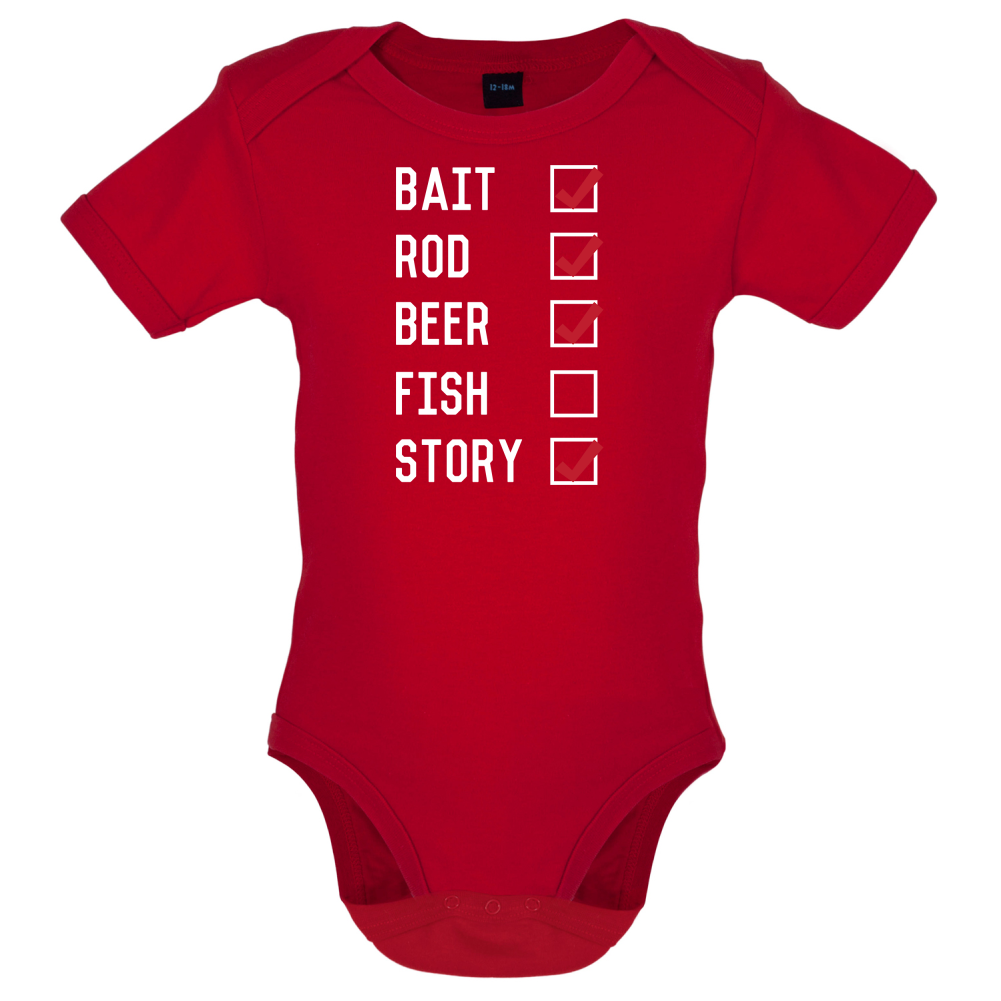 Fishing Checklist Baby T Shirt