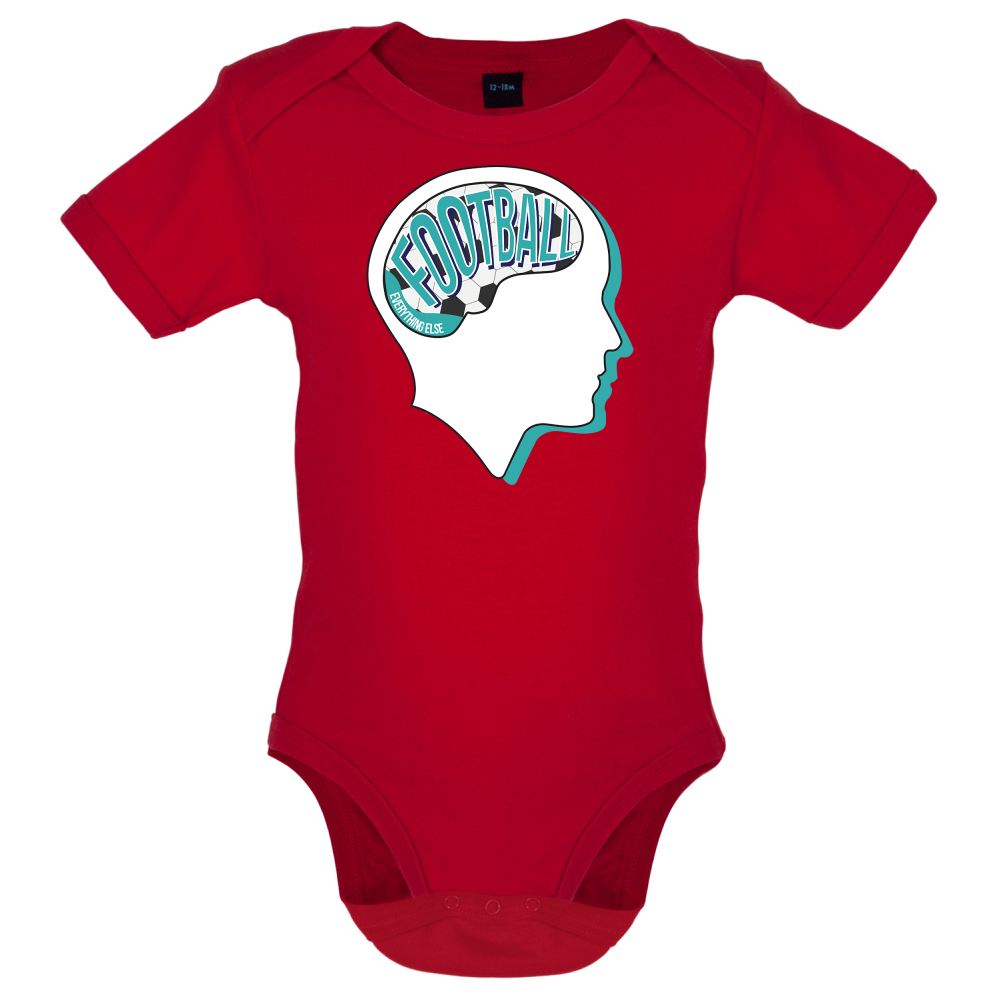 Football Is What I Think Baby T Shirt