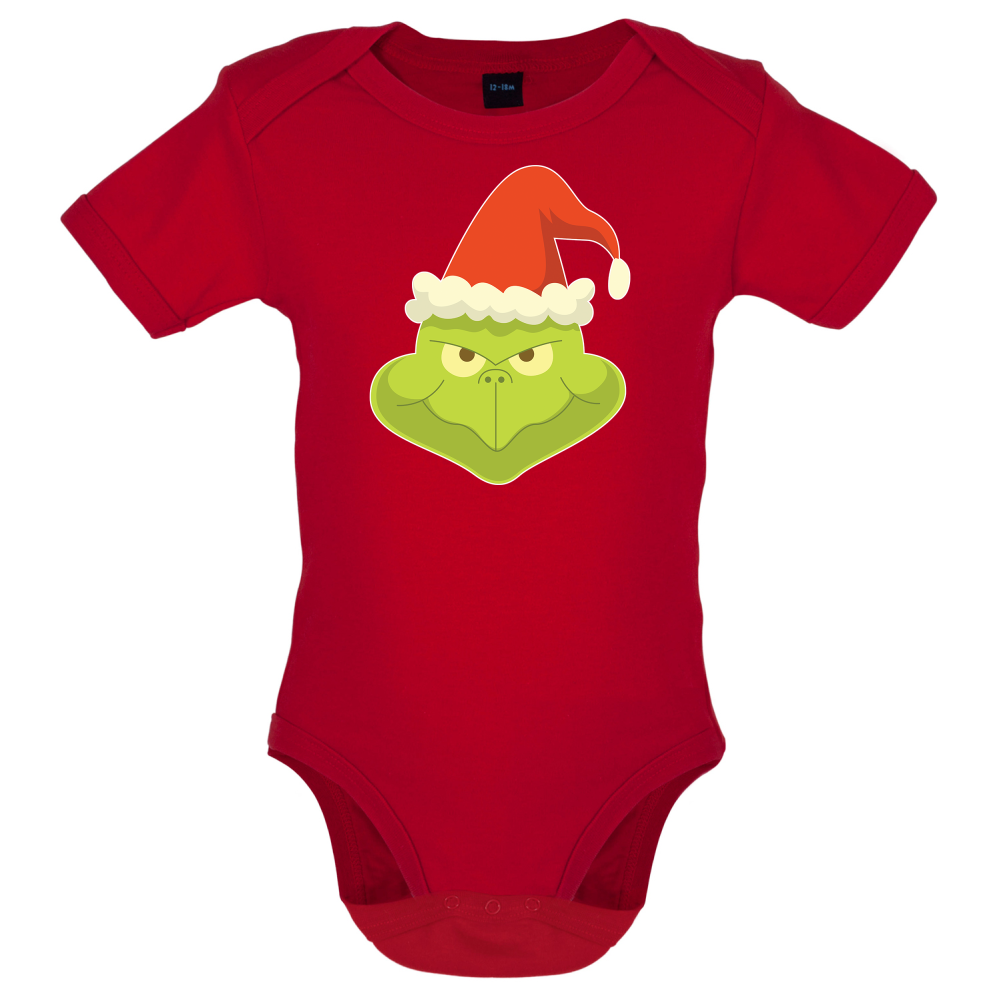 Grinch Face Baby T Shirt