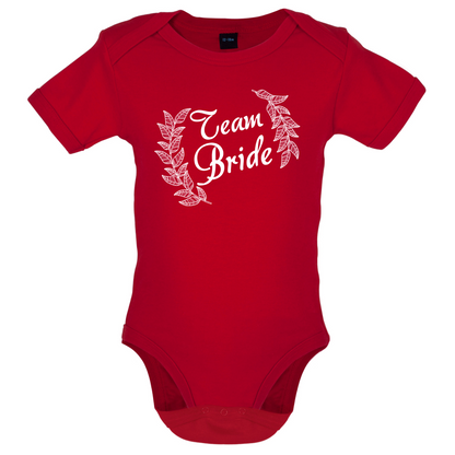 Team Bride Floral Baby T Shirt