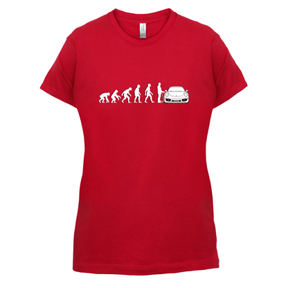 Evolution of Man 911 Driver T Shirt