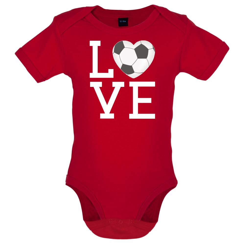 I Love Football Baby T Shirt