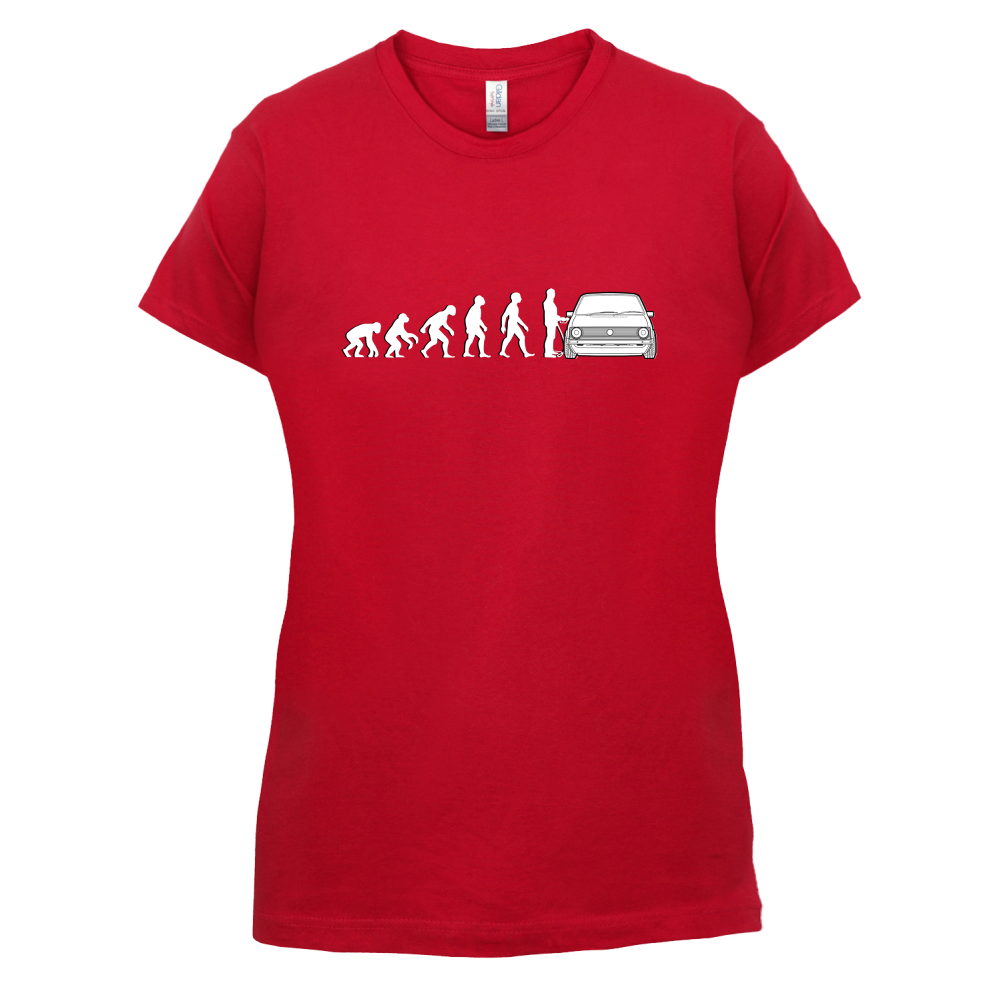 Evolution of Man Mk1 Golf Driver T Shirt