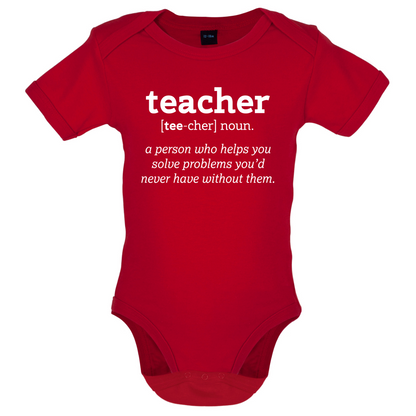 Definition Teacher Baby T Shirt