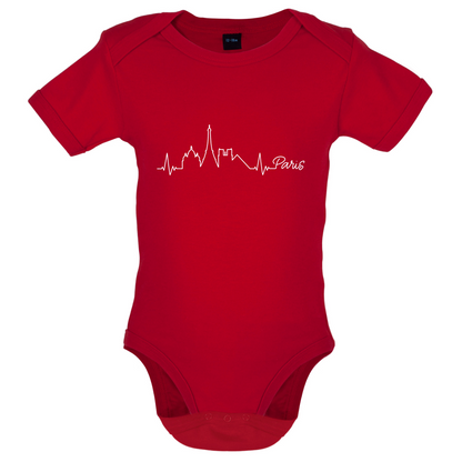 Paris Heartbeat Baby T Shirt