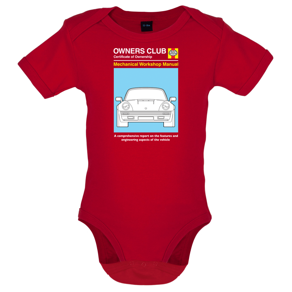 Car Owners Manual 964 Turbo Baby T Shirt