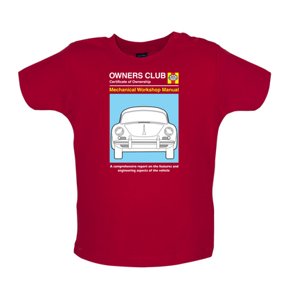 Car Owners Manual 356 Baby T Shirt