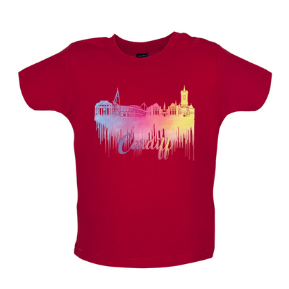 Cardiff Silhouette  Baby T Shirt