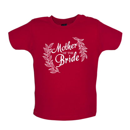 Mother Of The Bride Floral Baby T Shirt