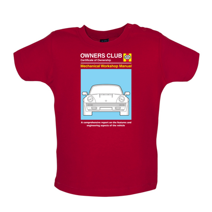 Car Owners Manual 964 Turbo Baby T Shirt