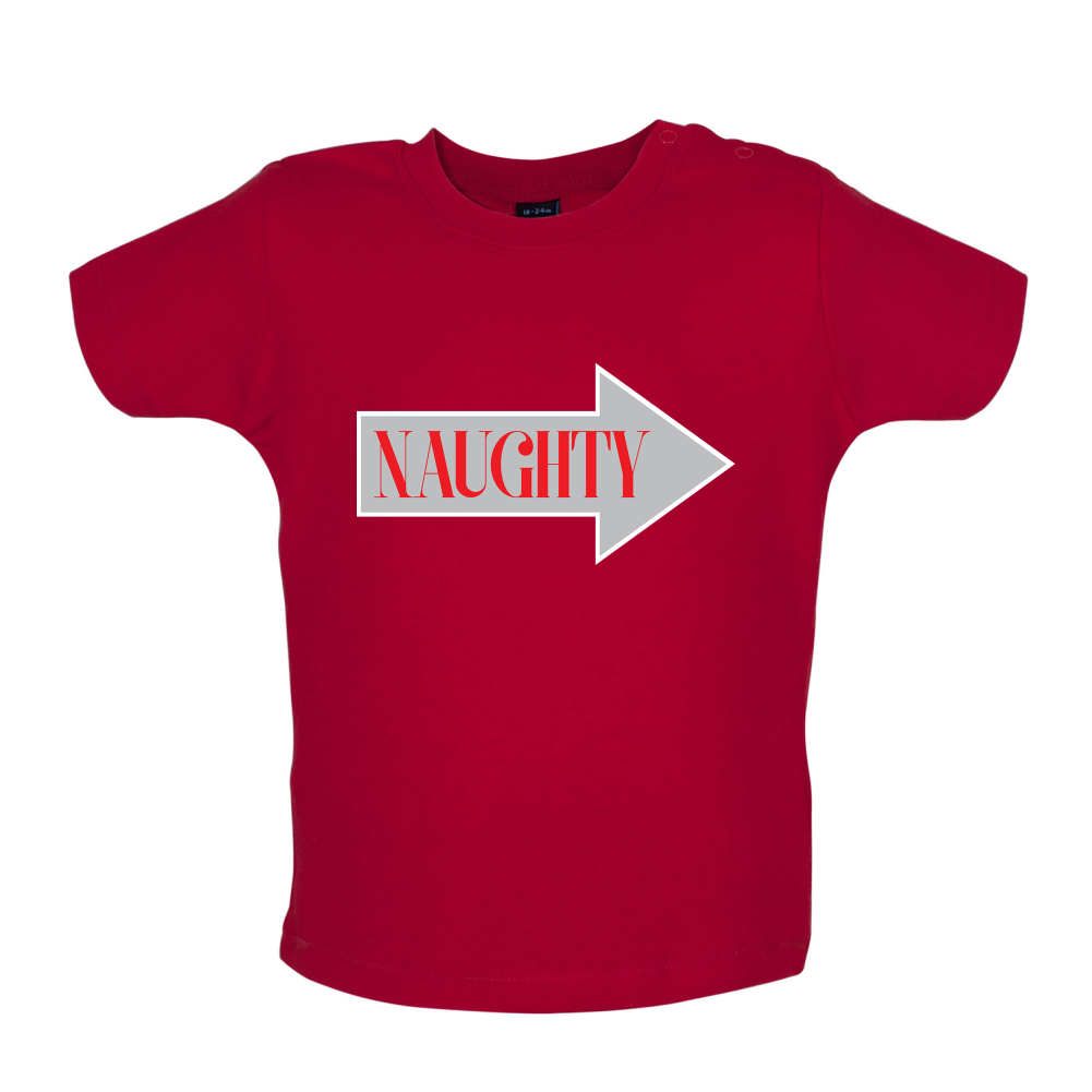 Naughty Arrow Baby T Shirt