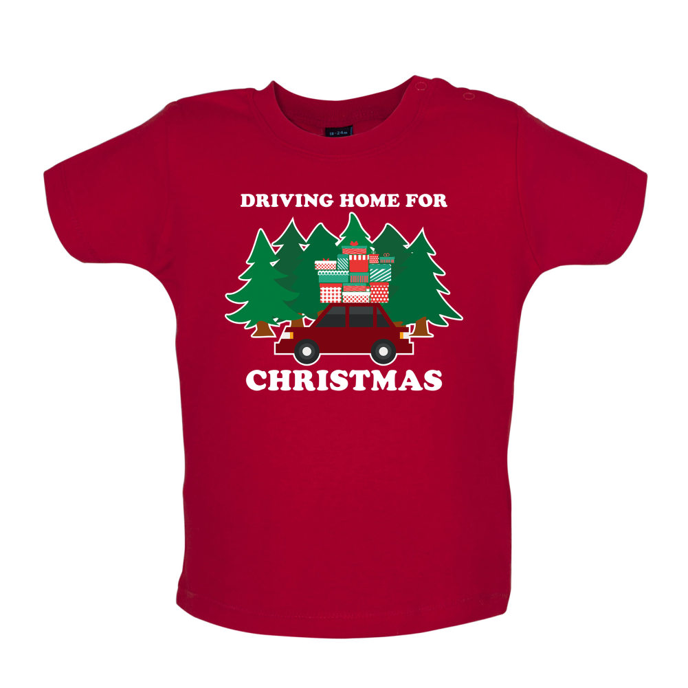 Driving Home For Christmas Baby T Shirt