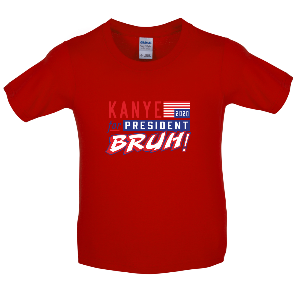 Kanye For President 2020 Kids T Shirt