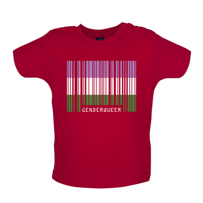 LGBT Barcode Flags - Gender Queer Baby T Shirt