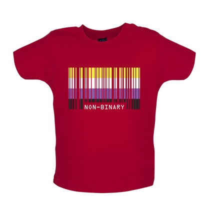 LGBT Barcode Flags - Nonbinary Baby T Shirt