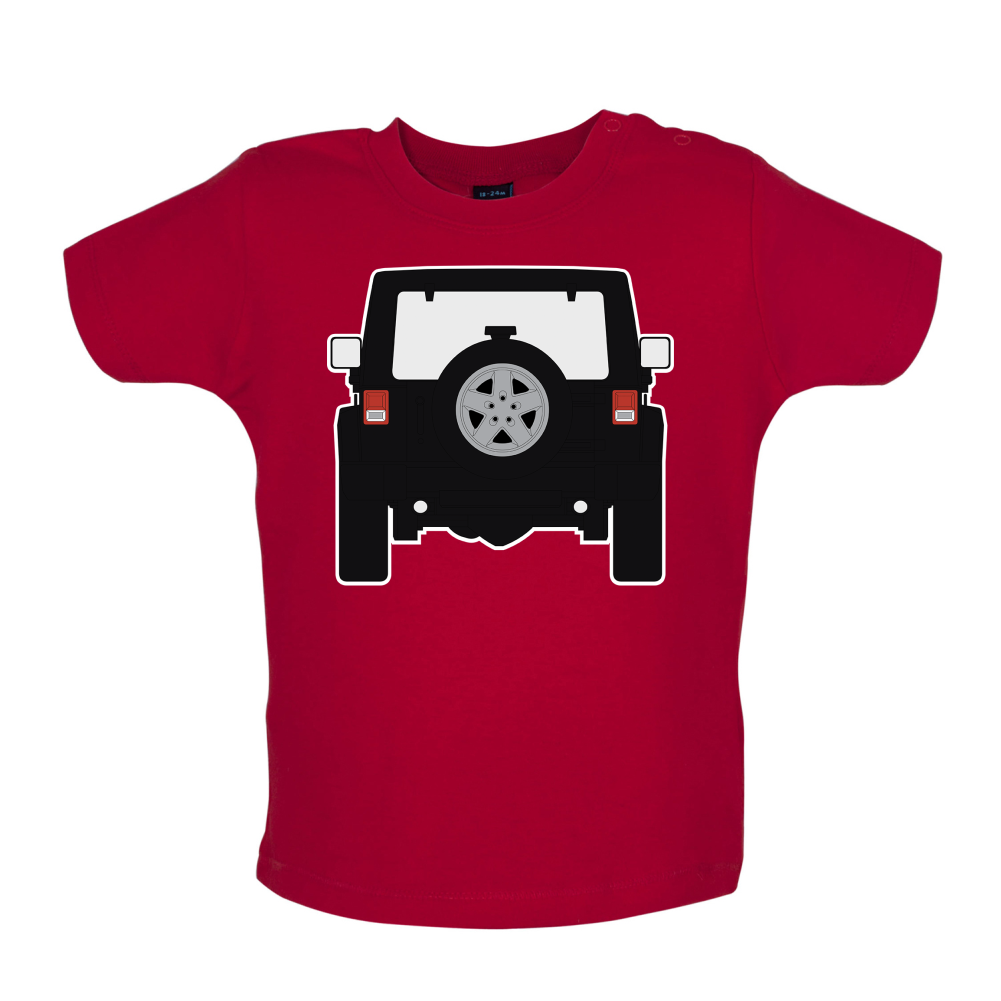 JW Black Rear Baby T Shirt