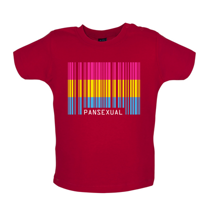 LGBT Barcode Flags - Pan Sexual Baby T Shirt