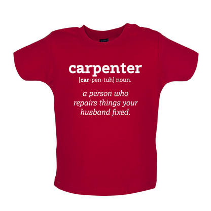 Definition Carpenter Baby T Shirt