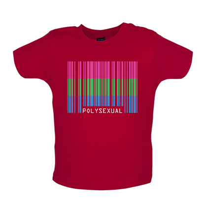 LGBT Barcode Flags - PolySexual Baby T Shirt