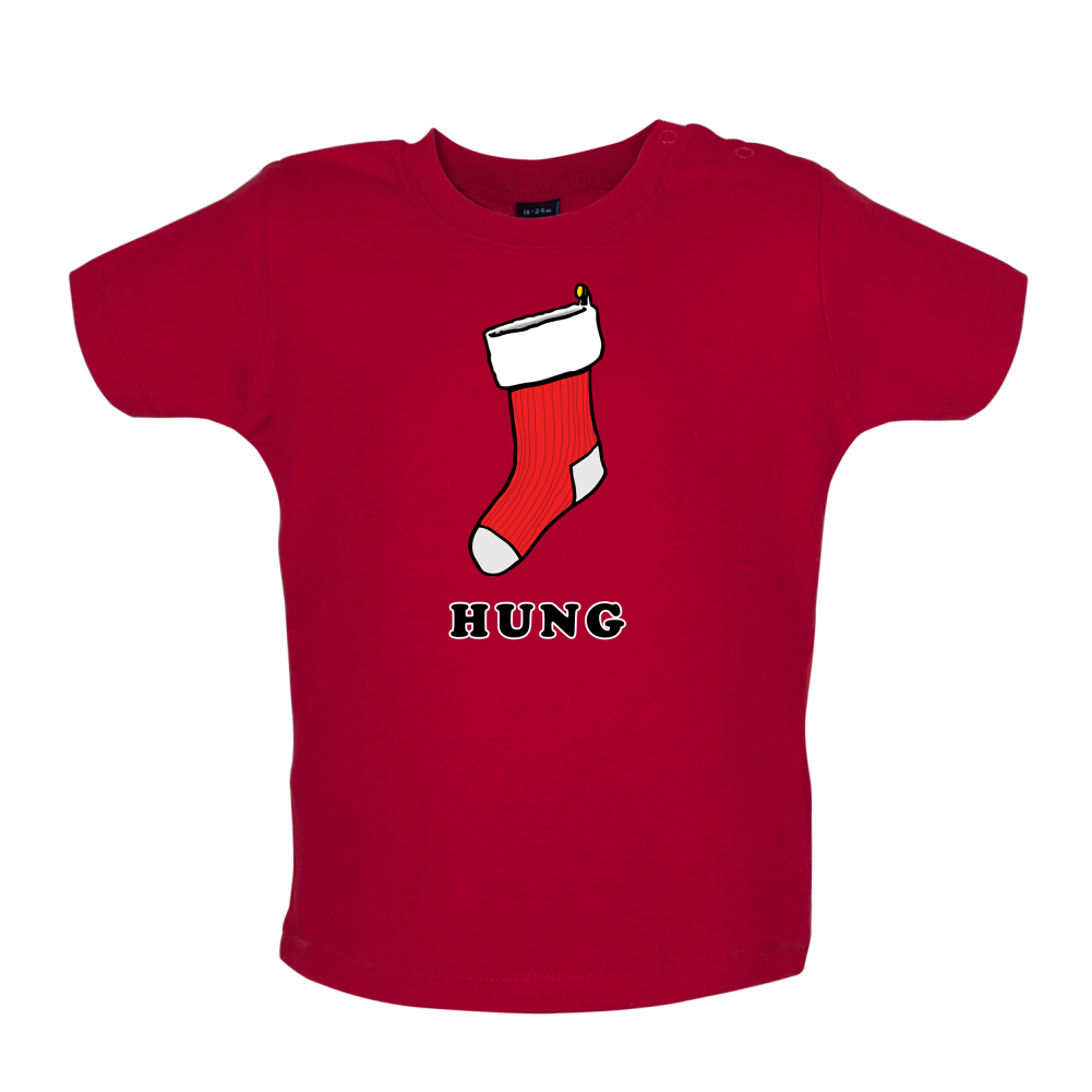 Hung Stocking Baby T Shirt