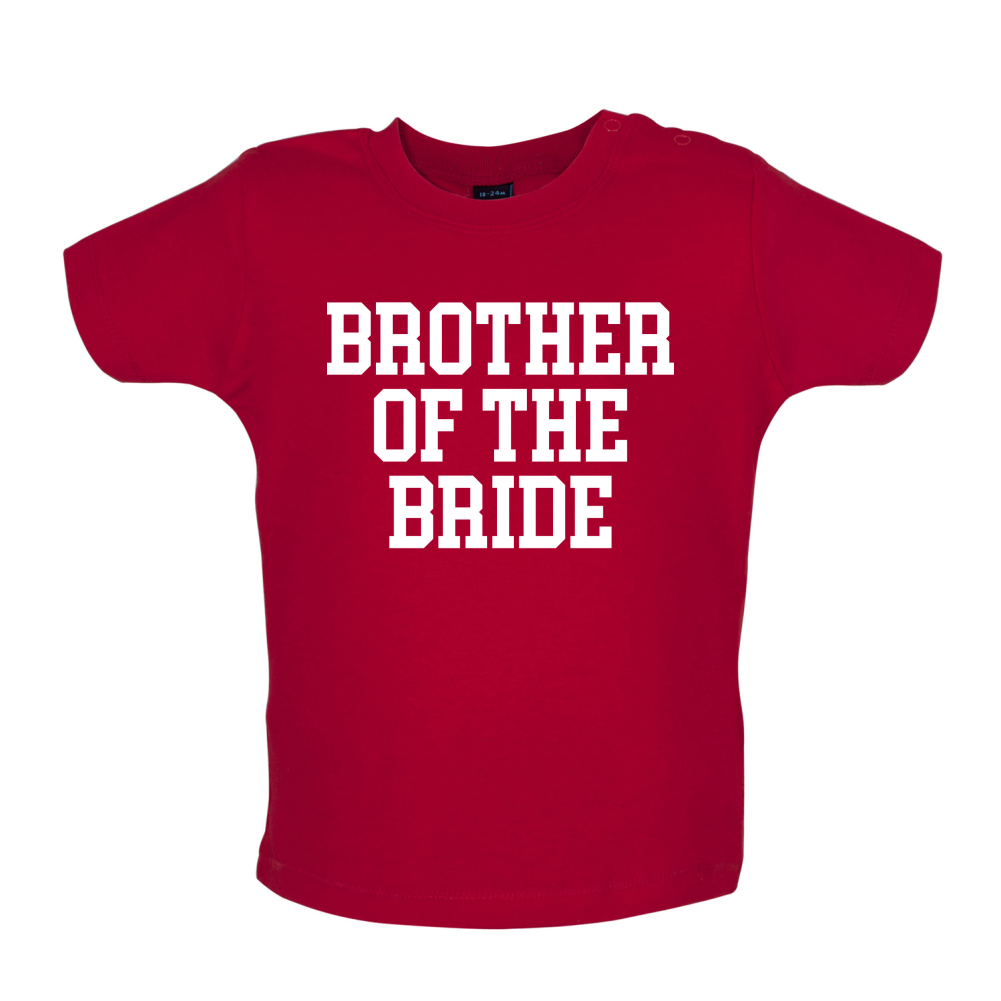 Brother Of The Bride Baby T Shirt