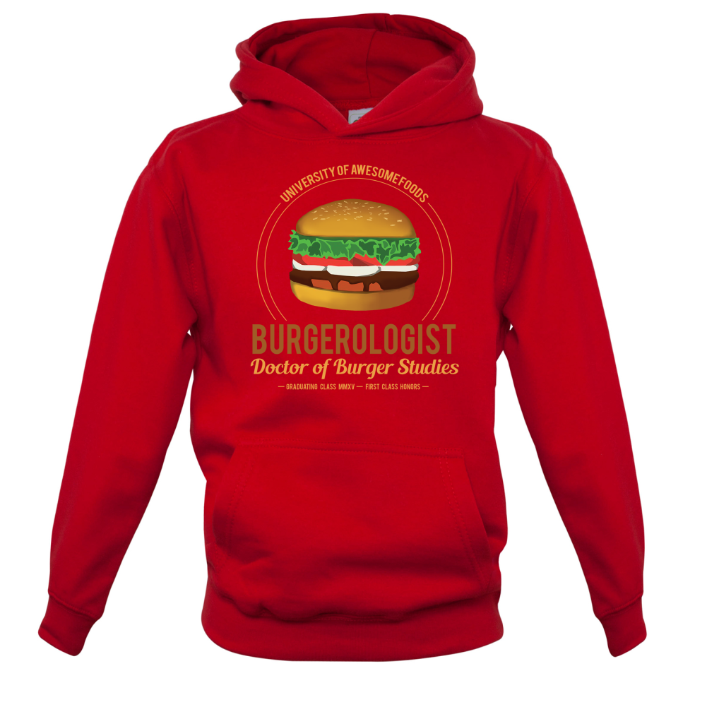 Burgerologist Kids T Shirt