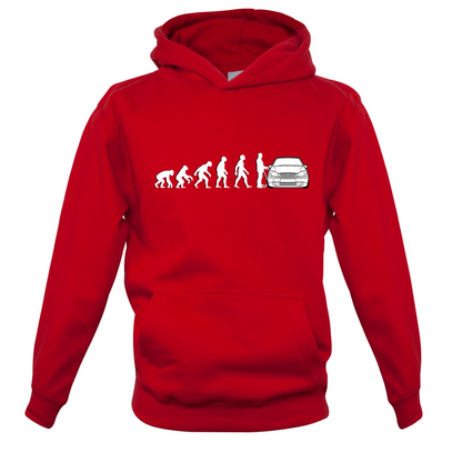 Evolution of Man Fiesta Driver Kids T Shirt
