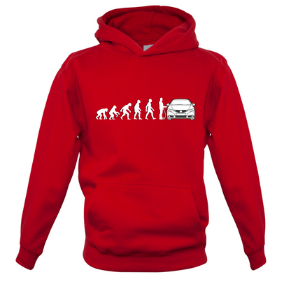 Evolution of Man Civic Driver Kids T Shirt