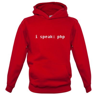 I Speak php Kids T Shirt