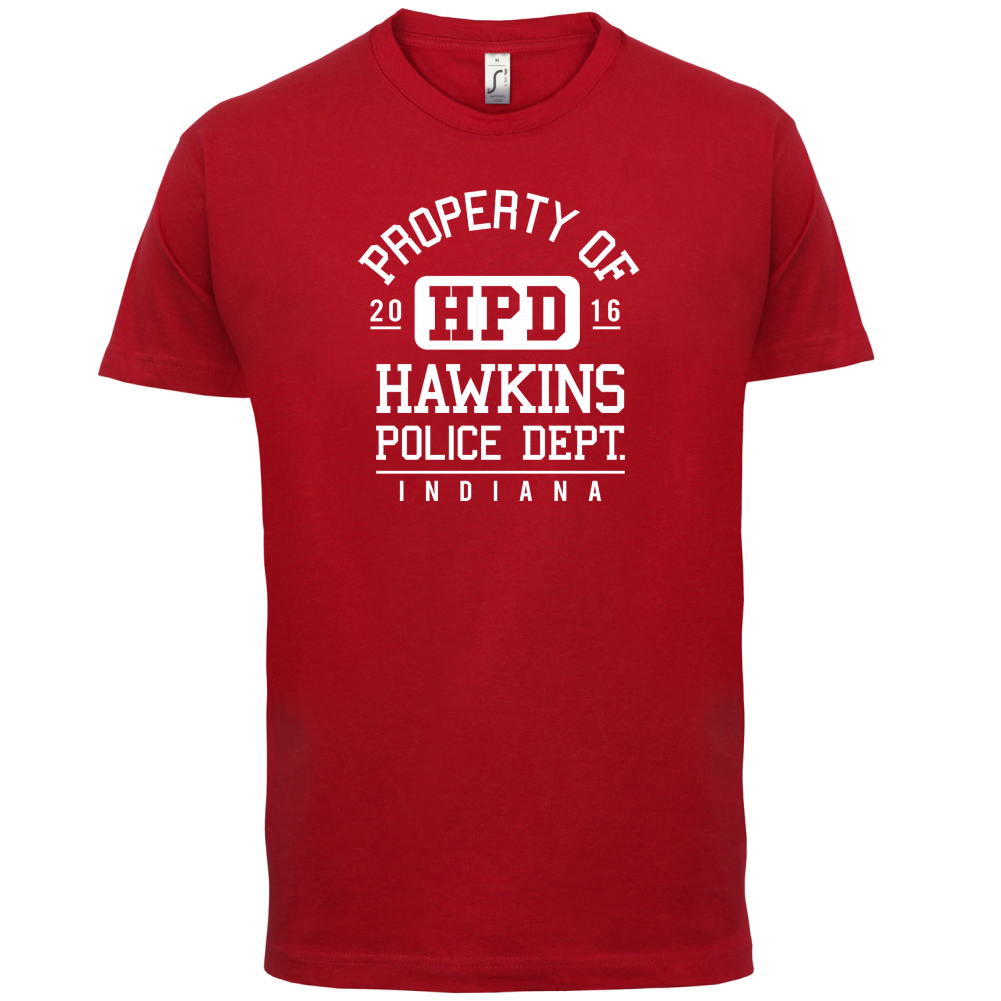 Hawkins Indiana Police Dept T Shirt