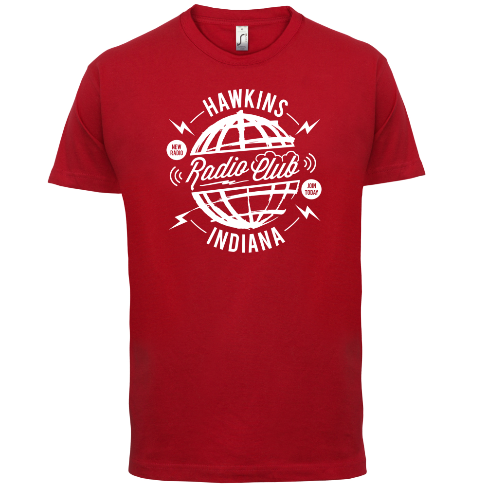 Hawkins Indiana Radio Club T Shirt