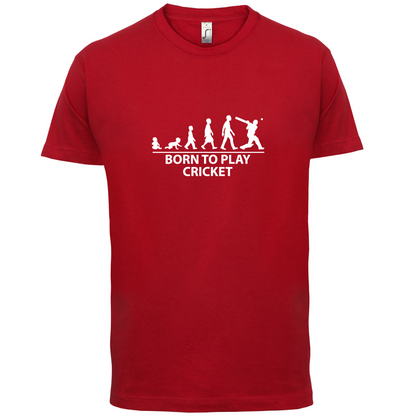 Born To Play Cricket T Shirt