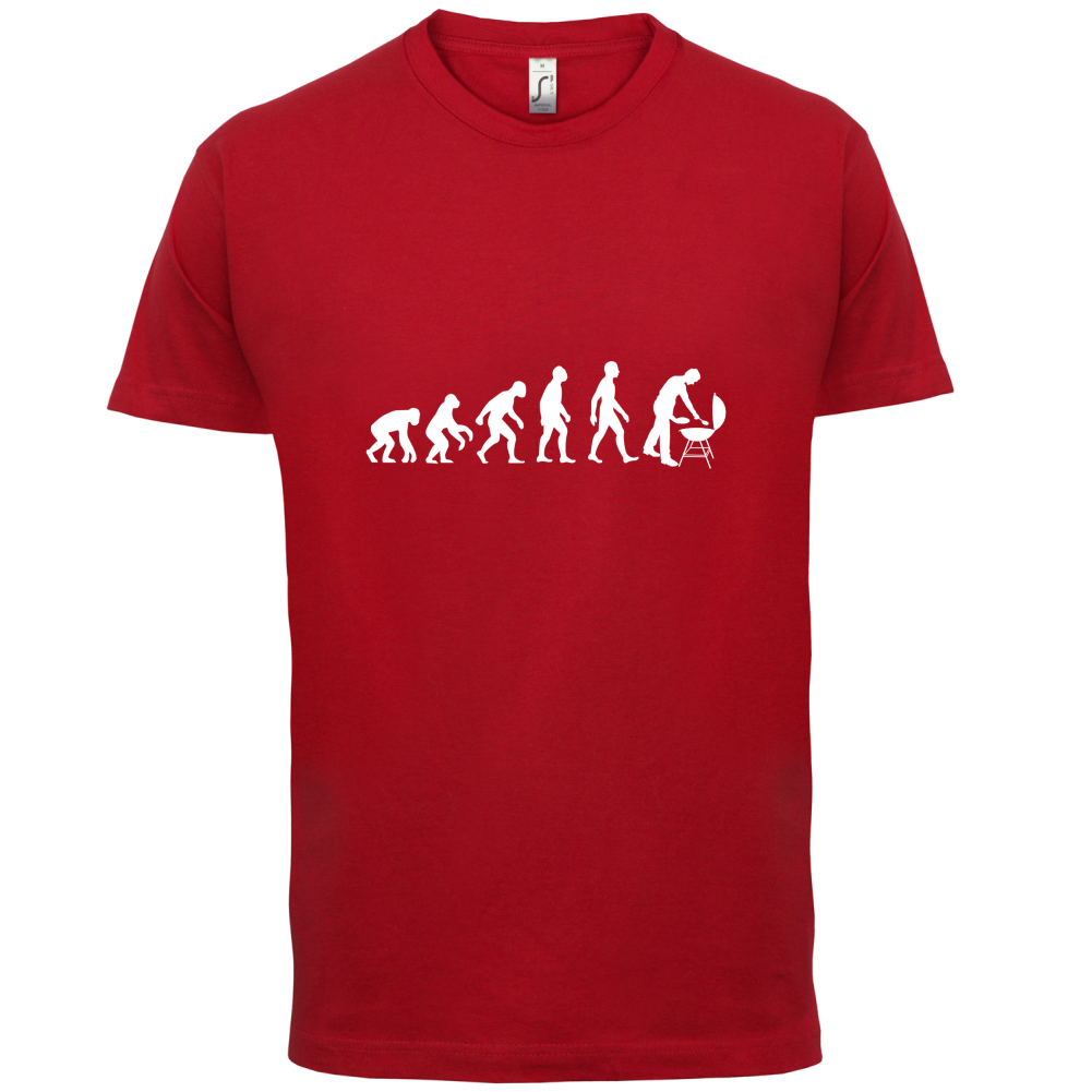 Evolution Of Man BBQ T Shirt