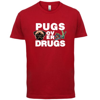 Pugs Over Drugs T Shirt