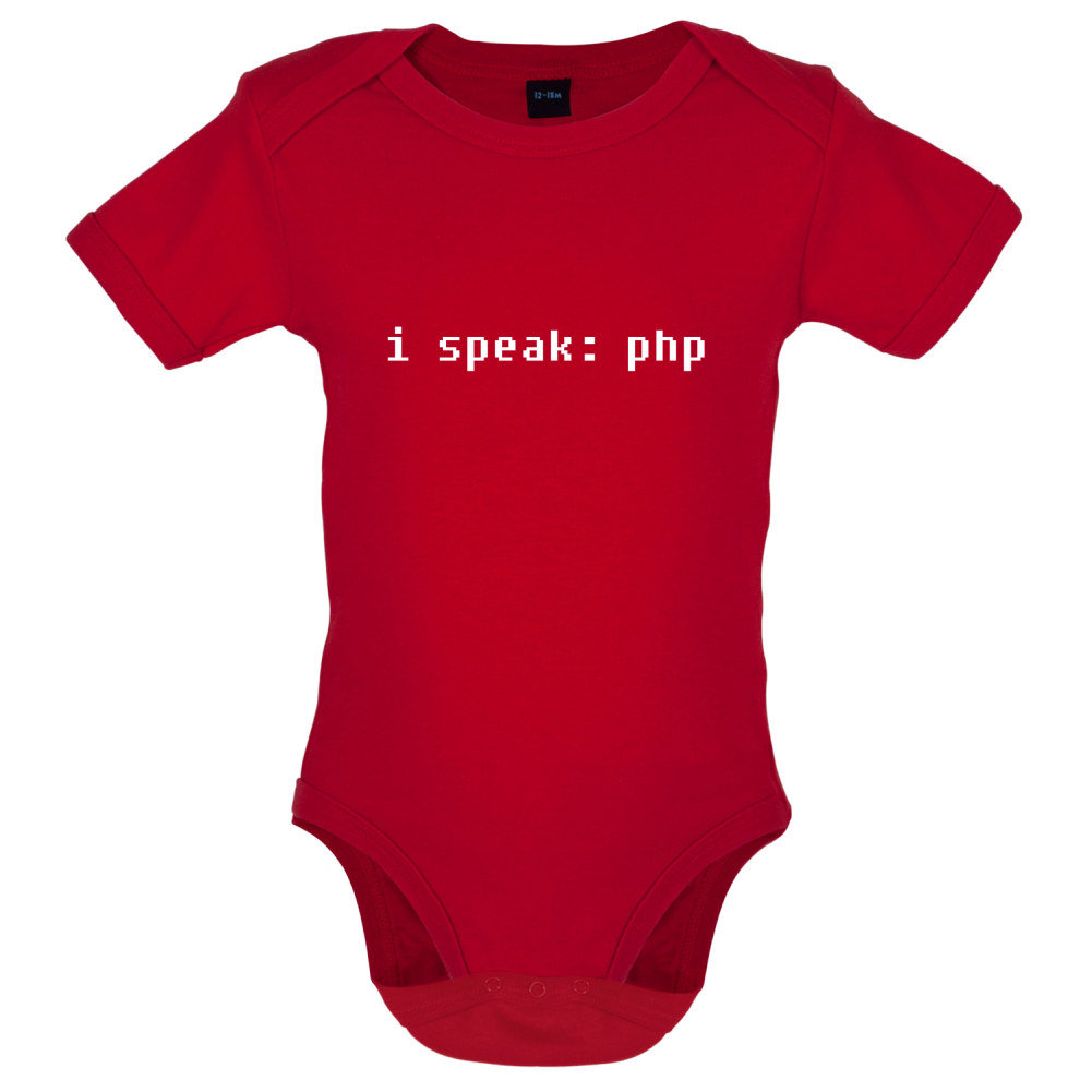 I Speak php Baby T Shirt