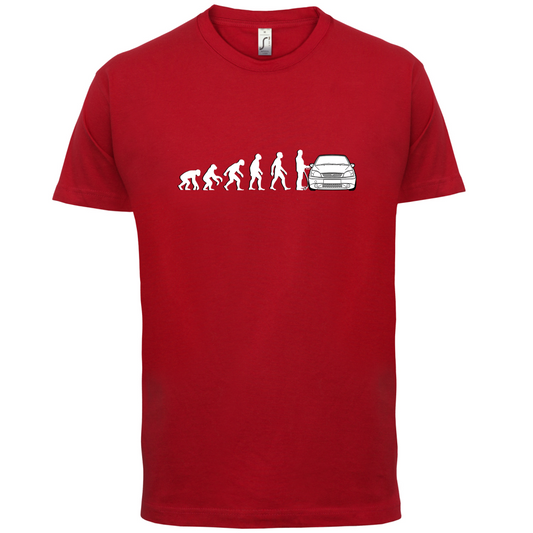 Evolution of Man Fiesta Driver T Shirt