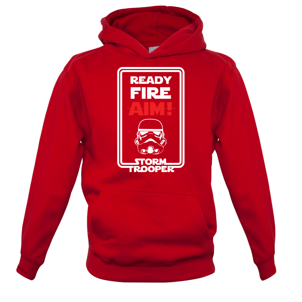 Ready Fire Aim Kids T Shirt