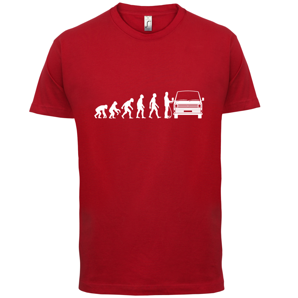 Evolution of Man T3 - T25 Campervan T Shirt