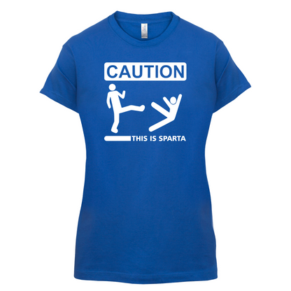 Caution This Is Sparta T Shirt